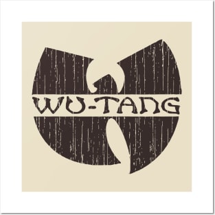 Retro Wutang - Brown Pencil Posters and Art